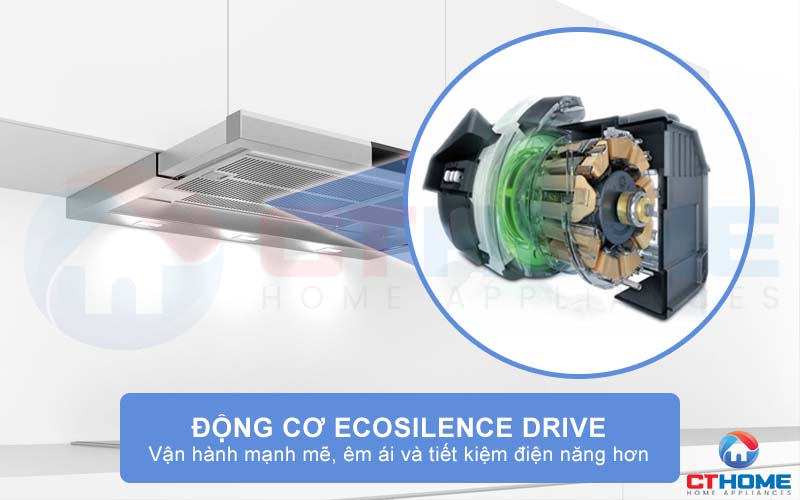 Động cơ EcoSilence Drive vận hành mạnh mẽ và tiết kiệm điện năng hơn