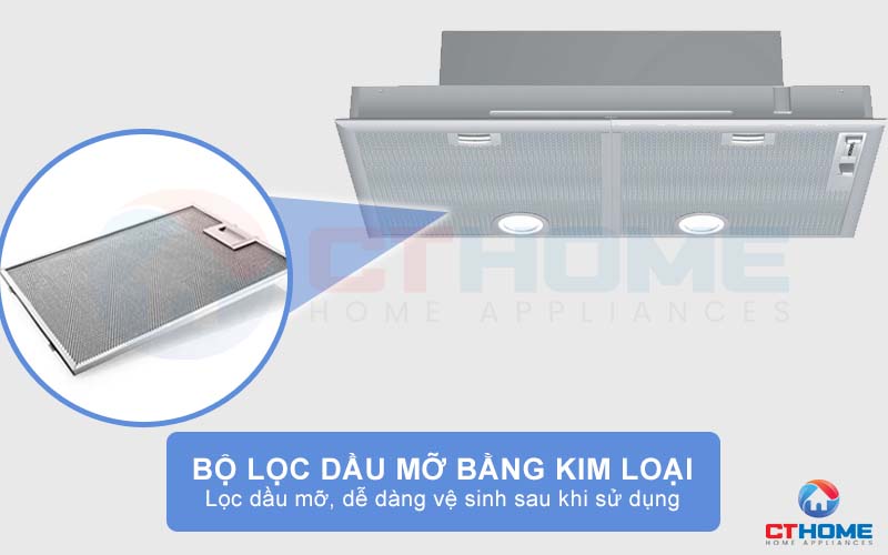 Đảm bảo hiệu suất hút tối đa với bộ lọc dầu mỡ bằng kim loại