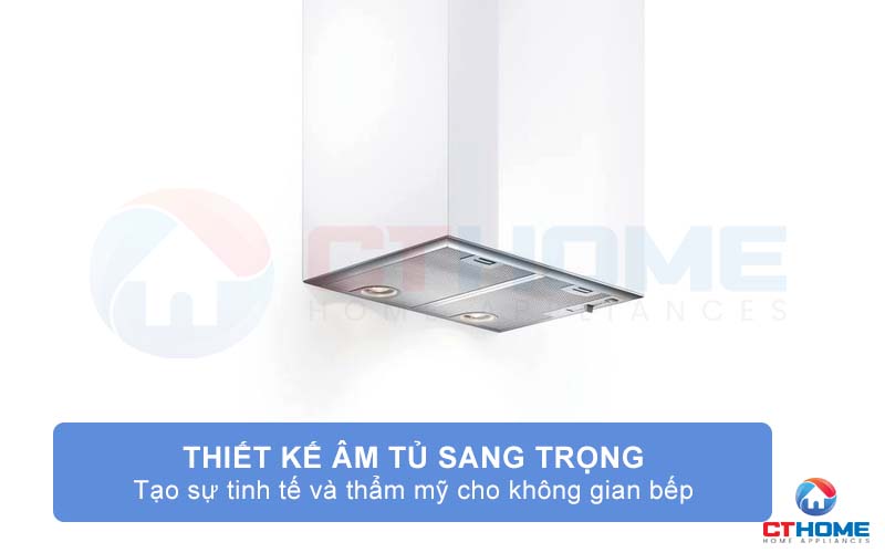 Thiết kế âm tủ sang trọng tinh tế, tạo điểm nhấn cho không gian bếp