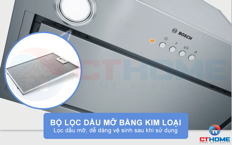 Đảm bảo hiệu suất hút tối đa với bộ lọc dầu mỡ bằng kim loại