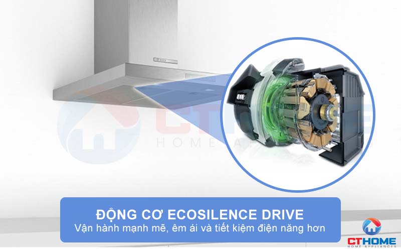 Động cơ EcoSilence Drive vận hành máy êm ái và mạnh mẽ hơn