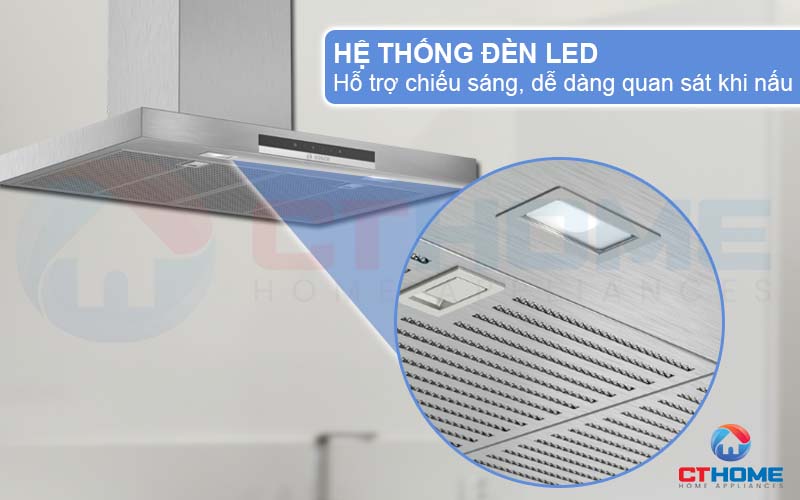 Hệ thống chiếu sáng được trang bị bởi hệ thống đèn LED gồm 2 chiếc