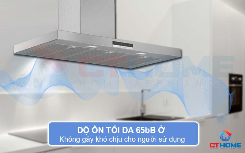 Độ ồn tối đa 65dB không gây khó chịu cho người dùng khi sử dụng