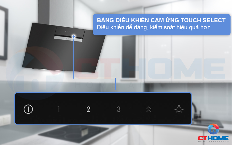 Bảng điều khiển cảm ứng TouchSelect điều khiển dễ dàng, hiệu quả