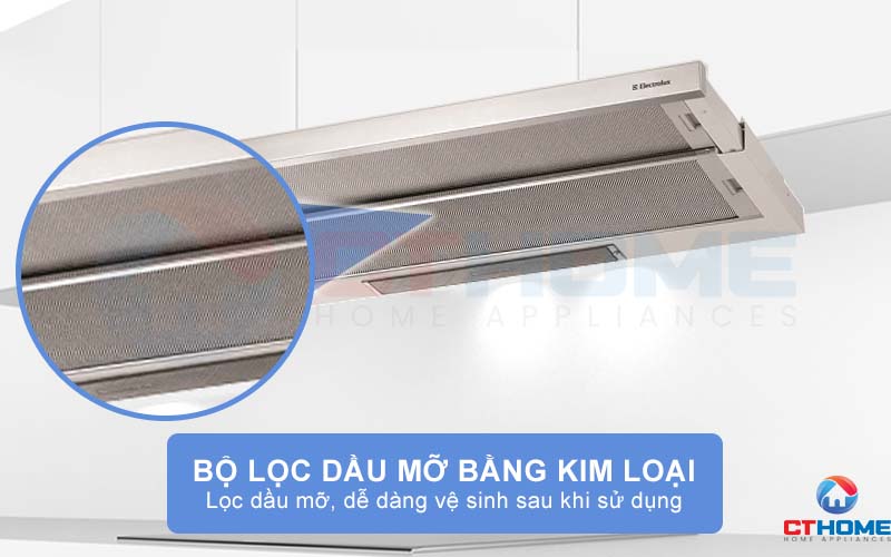 Đảm bảo hiệu suất hút tối đa với bộ lọc mỡ bằng kim loại