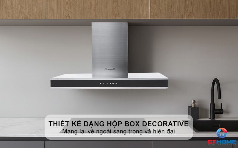 Thiết kế dạng hộp Box decorative với chiều ngang 90cm