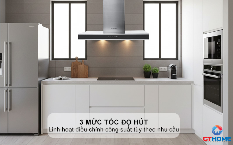 3 mức tốc độ hút