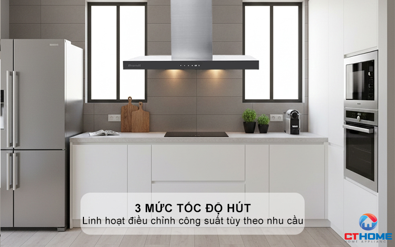 3 mức tốc độ hút