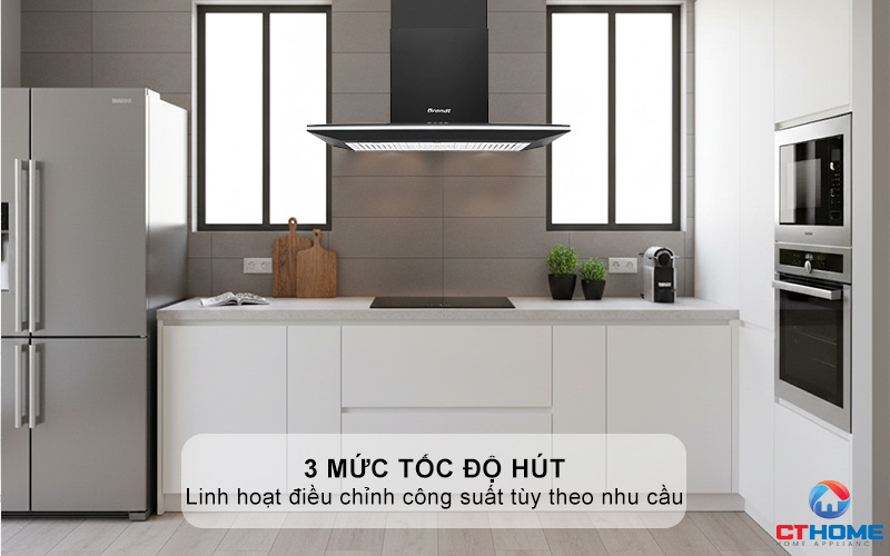 3 mức tốc độ hút