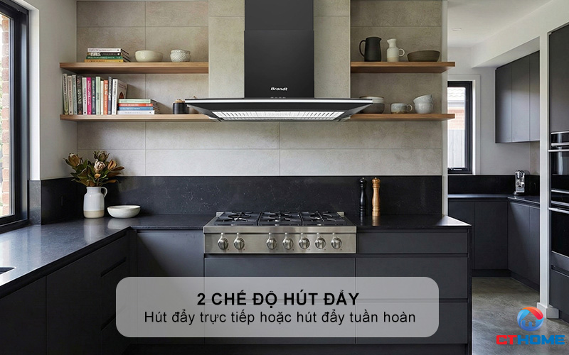 Có thể sử dụng được 2 chế độ hút đẩy trực tiếp hoặc hút đẩy tuần hoàn