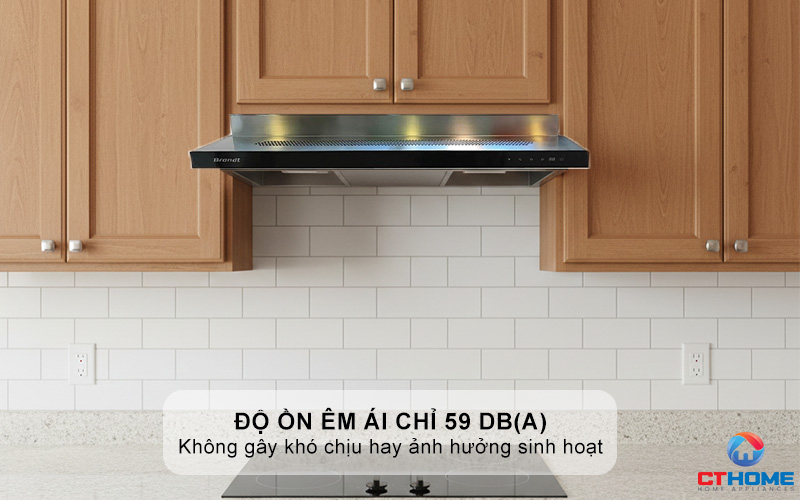 Ðộ ồn êm ái chỉ 59 dB(A)