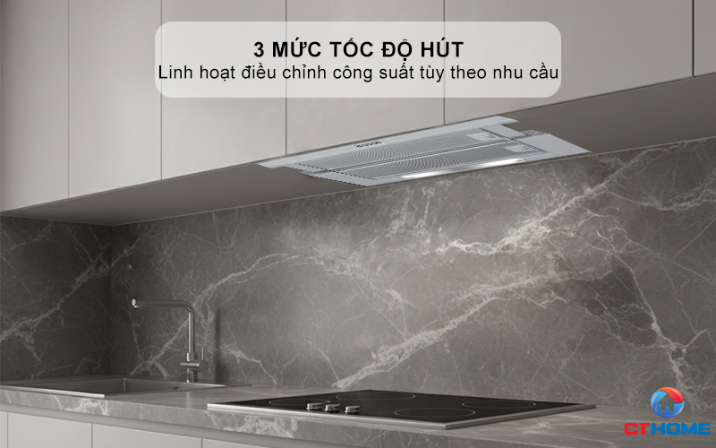 3 mức tốc độ hút