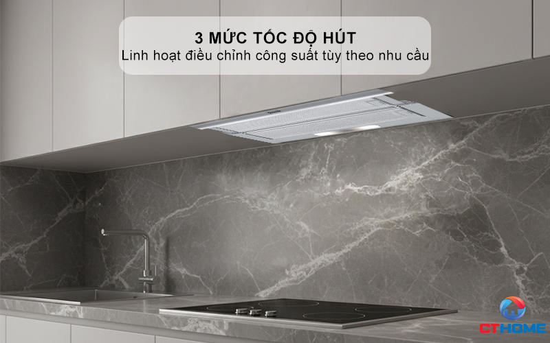 3 mức tốc độ hút