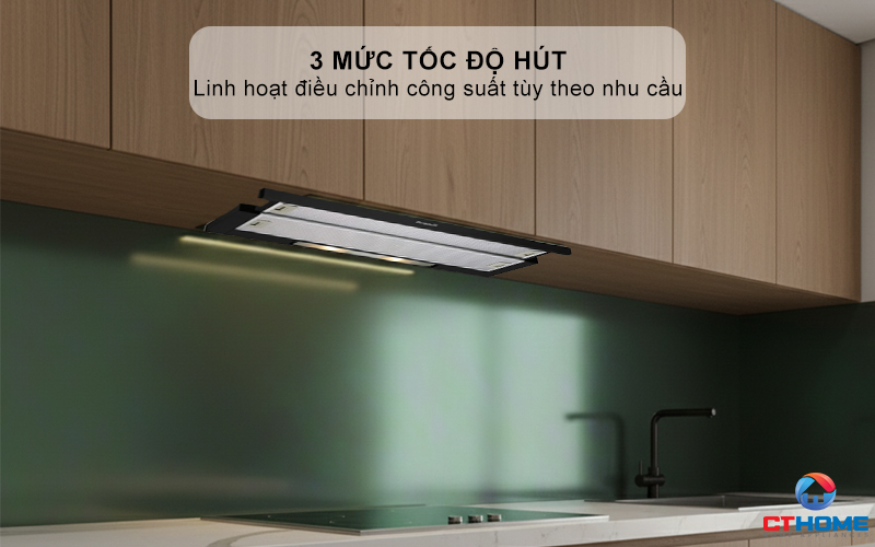 3 mức tốc độ hút
