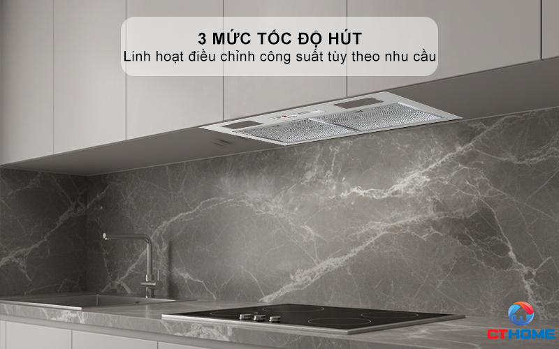 3 mức tốc độ hút