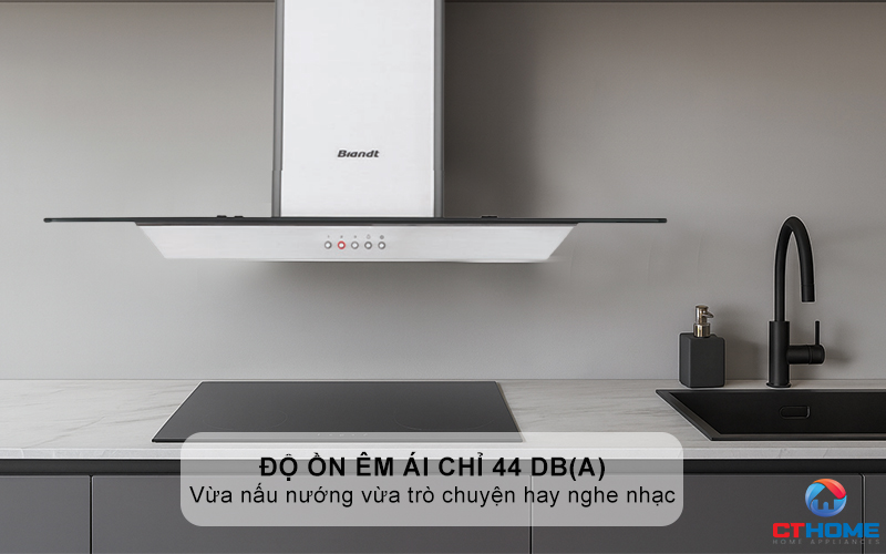 Ðộ ồn êm ái chỉ 44 dB(A)