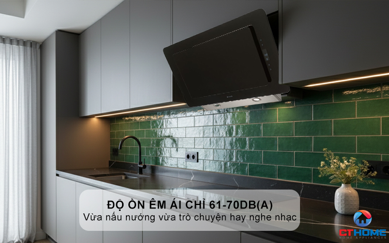 Ðộ ồn êm ái chỉ 61-70dB(A)