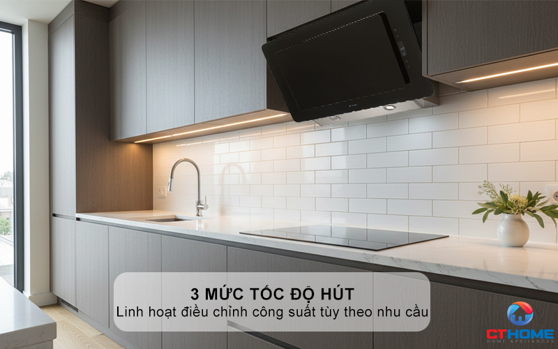 3 mức tốc độ hút