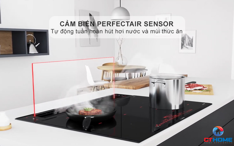 Cảm biến PerfectAir Sensor tự động tuần hoàn hút hơi nước và mùi thức ăn