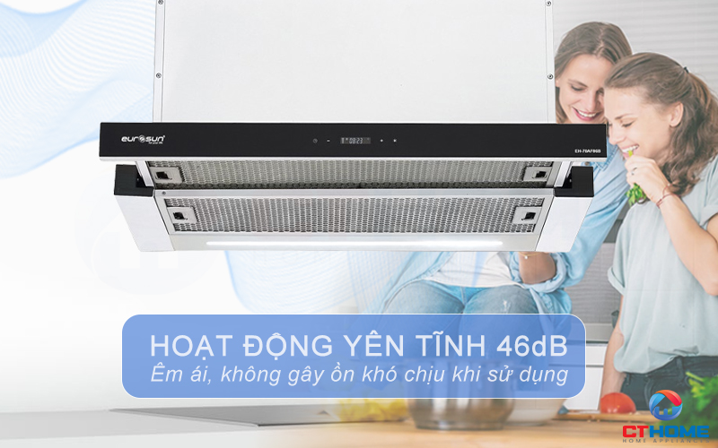 Độ ồn tối đa 46dB giữ cho căn bếp yên tĩnh