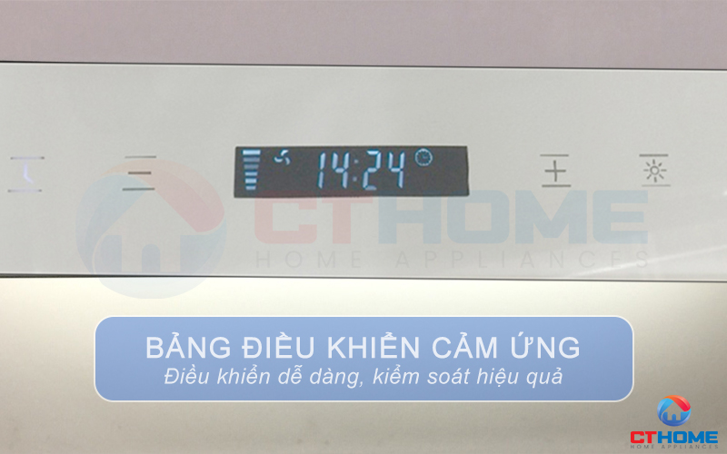 Bảng điều khiển cảm ứng kỹ thuật số với 3 mức độ tùy chọn khác nhau