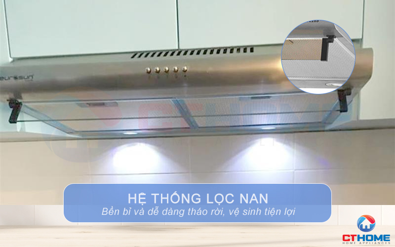 Hệ thống lưới lọc hợp kim nhôm cao cấp bền bỉ và dễ dàng vệ sinh