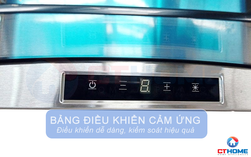 Bảng điều khiển cảm ứng Digital lựa chọn chức năng và công suất một chạm