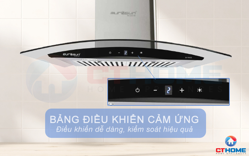 Bảng điều khiển cảm ứng Digital lựa chọn chức năng và công suất một chạm