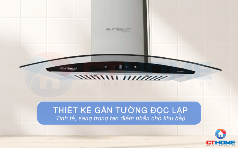 Kiểu dáng độc lập tinh tế, tạo điểm nhấn cho không gian bếp