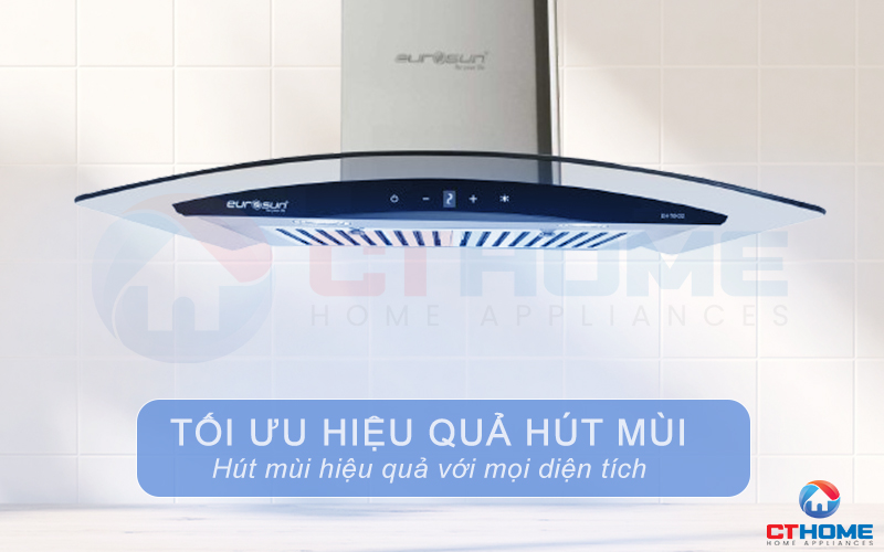 Tối ưu hiệu quả hút cho căn bếp với mọi diện tích khác nhau