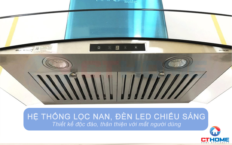 Lưới lọc Aluminium cùng hệ thống đèn LED chiếu sáng sử dụng hiệu quả hơn