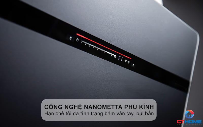 Công nghệ NanoMetta phủ kính xám chống bám vân tay