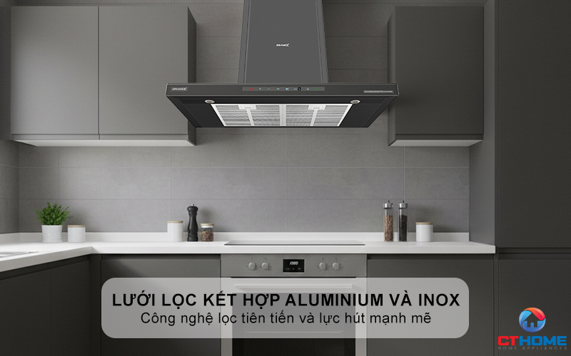 Lưới lọc kết hợp Aluminium và inox