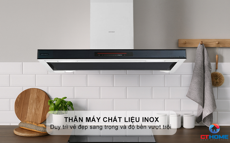 Thân máy chất liệu Inox chống han gỉ