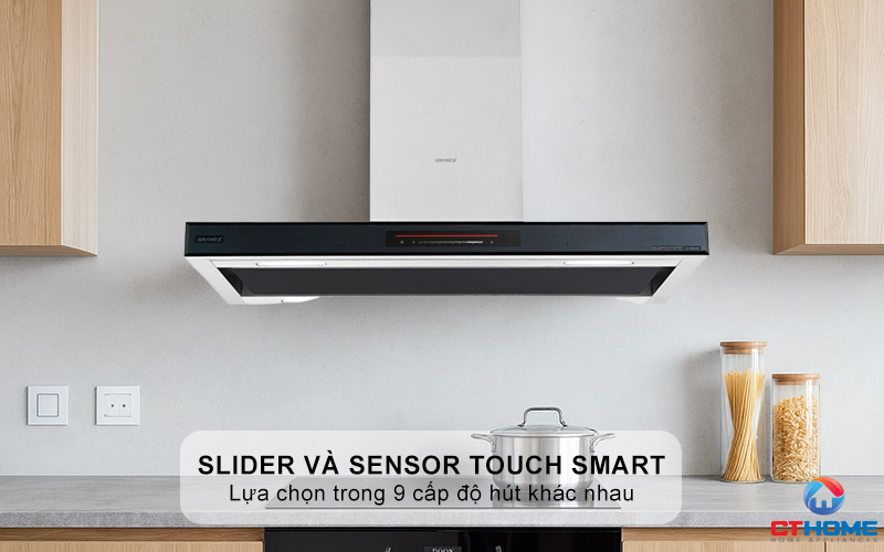 Điều khiển cảm ứng Slide và Sensor touch Smark 9 tốc độ và Super Booster