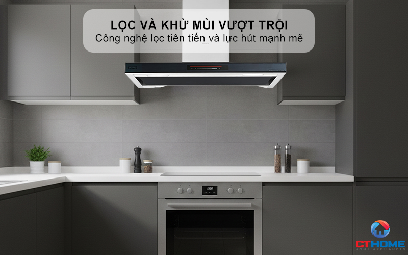 Lọc và khử mùi vượt trội, không khí luôn trong lành