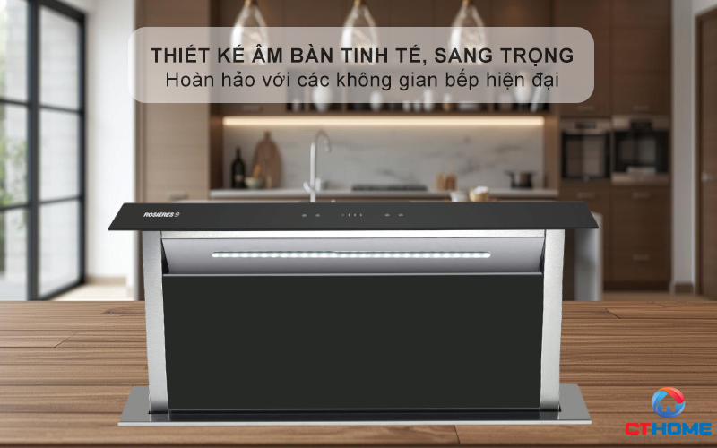 Thiết kế âm bàn tinh tế, sang trọng