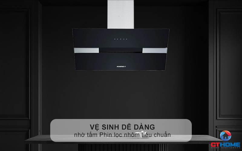 Dễ dàng vệ sinh nhờ tấm Phin lọc nhôm tiêu chuẩn
