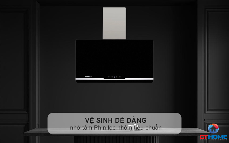Dễ dàng vệ sinh nhờ tấm Phin lọc nhôm tiêu chuẩn