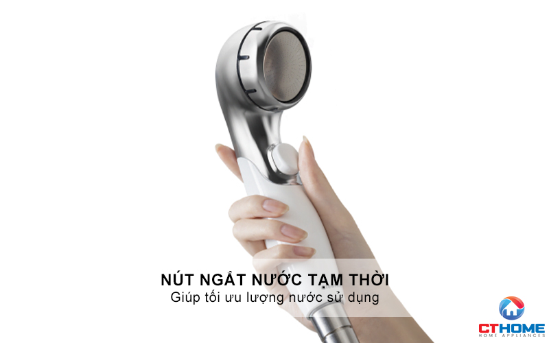 Nút ngắt nước tạm thời giúp tối ưu lượng nước sử dụng