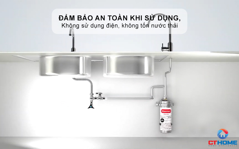 Không sử dụng điện, không tốn nước thải
