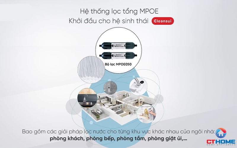Nước lọc sạch giữ khoáng chất