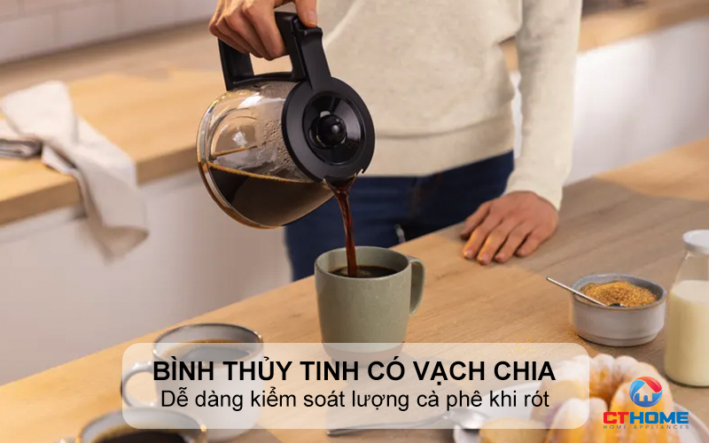 Bình thủy tinh có vạch chia 