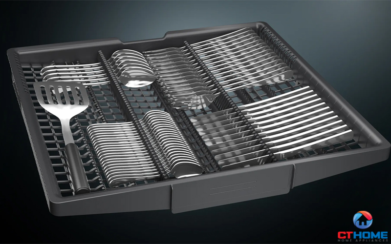 Hệ thống giàn rửa Flex Baskets linh hoạt cùng giàn rửa thứ 3 VarioDrawer cùng hệ thống nâng hạ Rackmatic