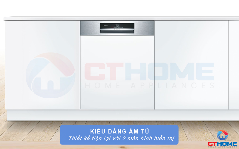 Kiểu dáng âm tủ sang trọng và hiện đại