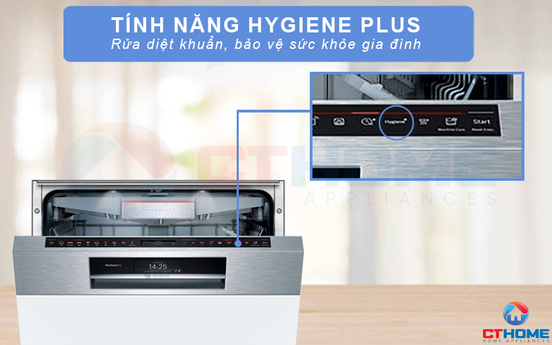 Chương trình rửa diệt khuẩn Hygiene Plus bảo vệ gia đình khỏi các tác nhân gây bệnh