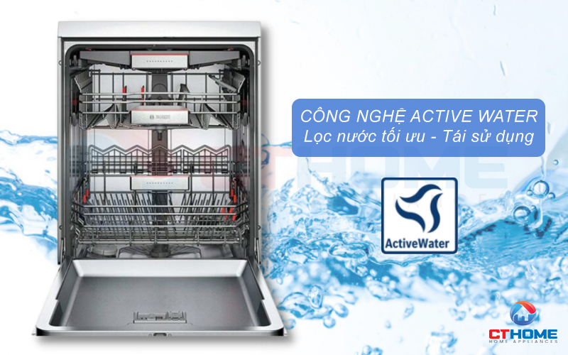 ActiveWater giúp bạn tiết kiệm điện, nước nhưng đảm bảo hiệu quả rửa