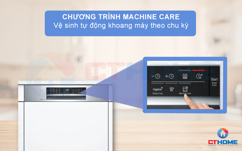 Machine Care là hệ thống làm sạch khoang máy tự động