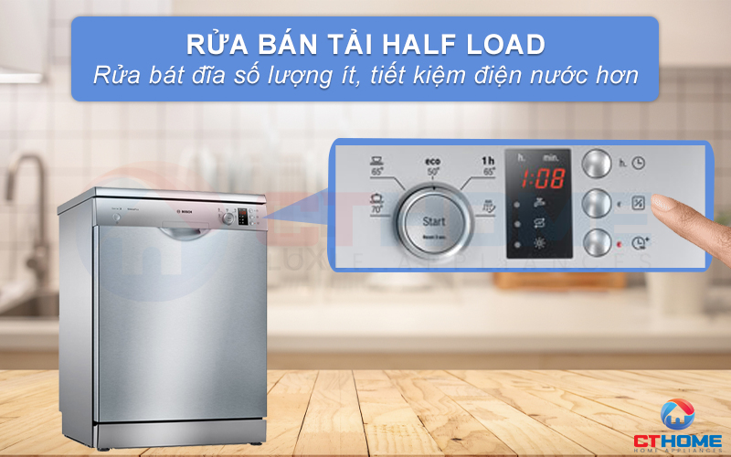 VarioSpeed Plus cho phép máy rửa nhanh chóng và tiết kiệm thời gian hơn