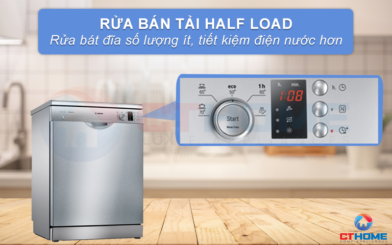 Chương trình rửa bán tải tiết kiệm điện, nước hiệu quả